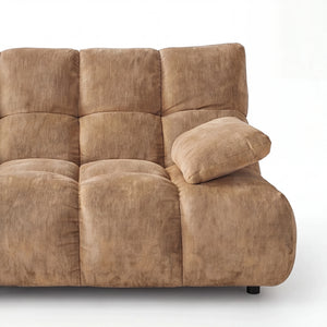 Ecksofa Shaun old gold mit Armteilverstellung