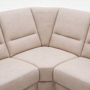 A&M Kollektion Polstergarnitur aus Leder in U-Form mit Media-Relax-Funktion