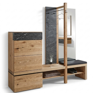 Garderobe inkl. Sonderausstattung Voglauer, Vrock, Steinakzent, 192,2x191 cm