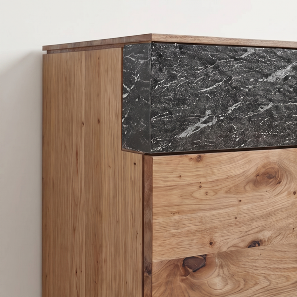 Garderobe inkl. Sonderausstattung Voglauer, Vrock, Steinakzent, 192,2x191 cm [AI]