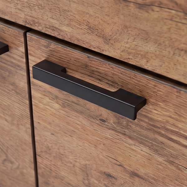 Highboard Palox – Industrial-Stauraum mit offenen Nischen