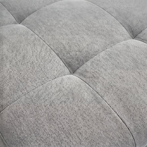 Ecksofa „Portofino" mit Spitzecke, inkl. Schwenkrücken & Nierenkissen
