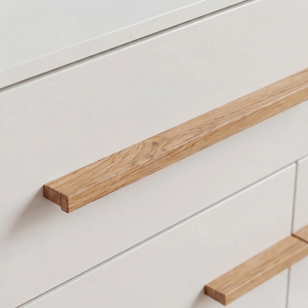 Sideboard Caitara Living – Wildeiche trifft kaschmirgrau