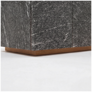 Sideboard Vrock living – Alteiche trifft Echtstein