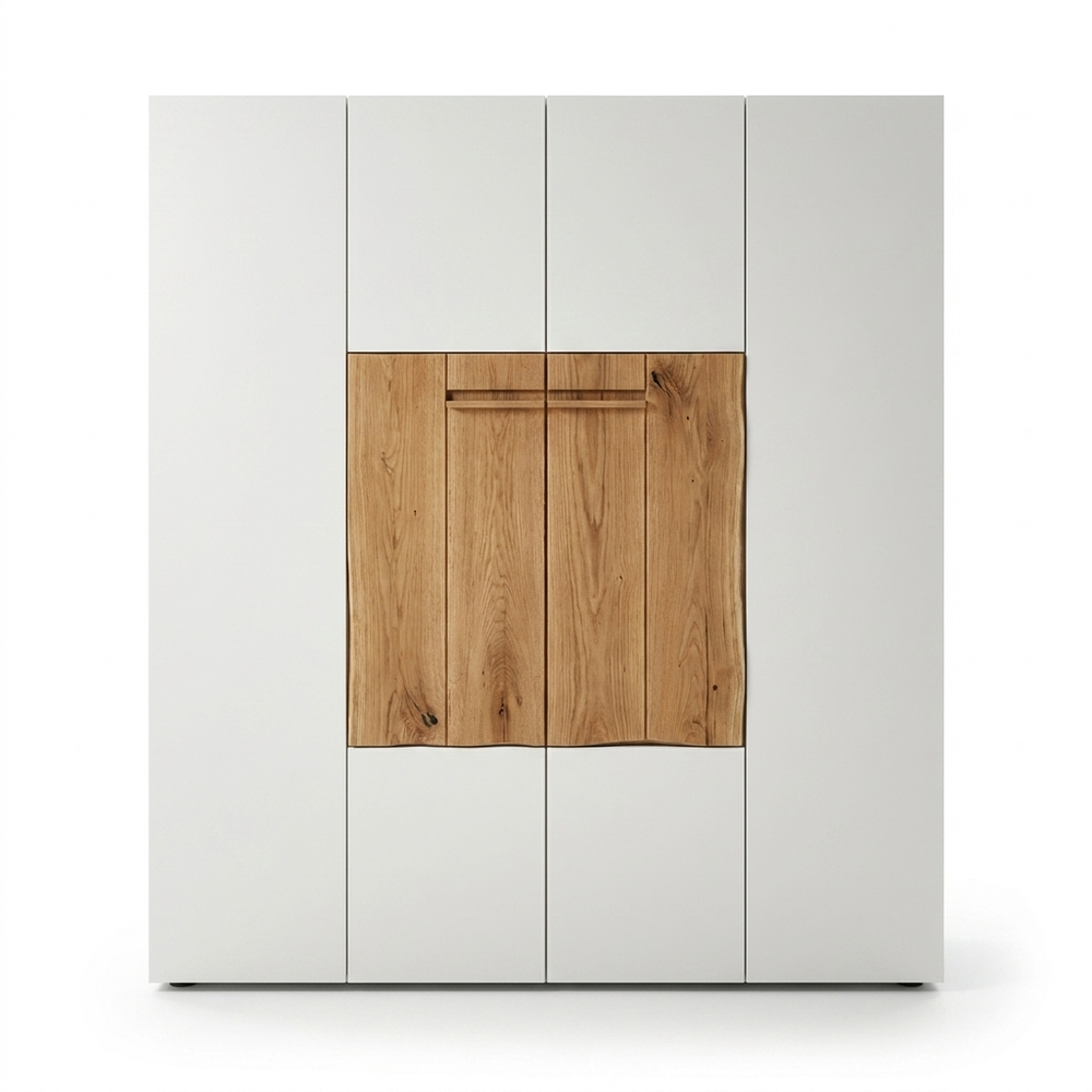 Highboard Caitara Living – Wildeiche trifft kaschmirgrau