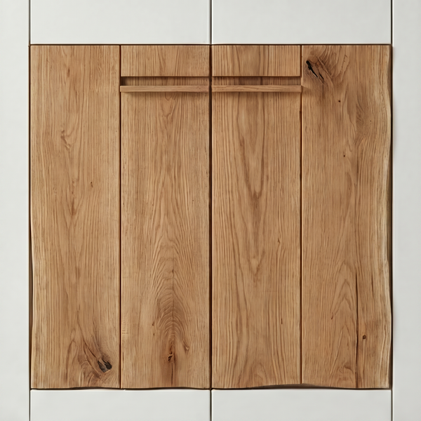 Highboard Caitara Living – Wildeiche trifft kaschmirgrau