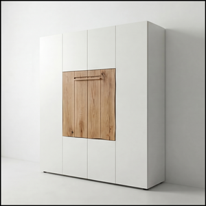 Highboard Caitara Living – Wildeiche trifft kaschmirgrau