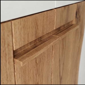 Highboard Caitara Living – Wildeiche trifft kaschmirgrau