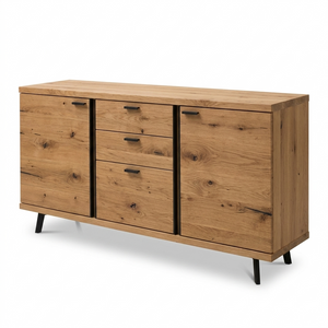 Sideboard Eiche rustico hell – warmer Naturlook mit viel Stauraum