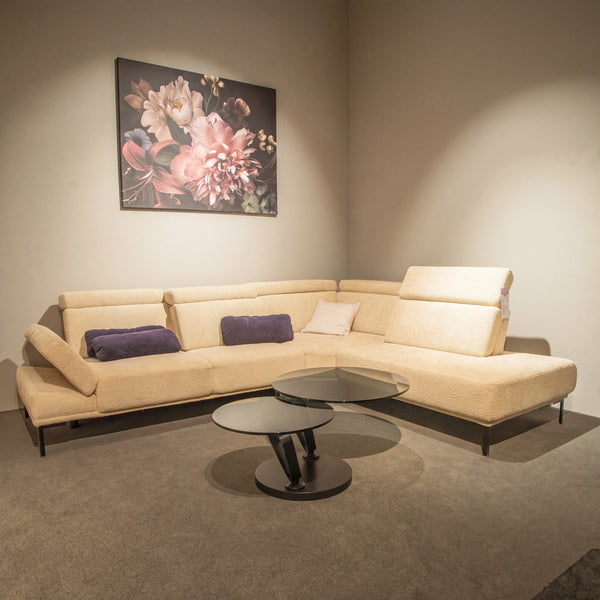 Interliving Ecksofa 4254 in Stoff Flamur sand – Abverkauf Möbel Graf Dresden, Art.-Nr. 927004.1.