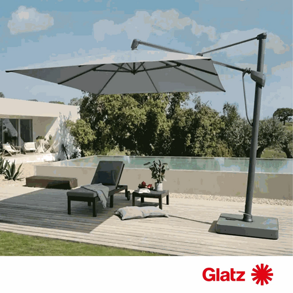 Glatz Ampelschirm "Sombrano S+" 300×300 cm