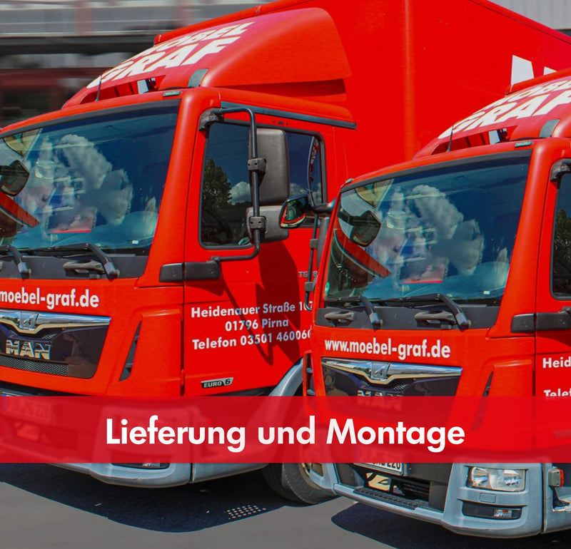 Lieferung und Montage nach Heidenau – eigener Fuhrpark bei Möbel Graf Pirna