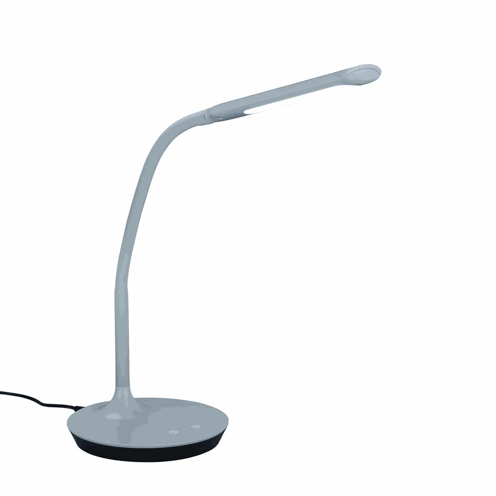 Tischleuchte 16.4 cm x 41 cm grau LED mit einstellbarer Lichtfarbe und 4-fach Touch-Dimmer