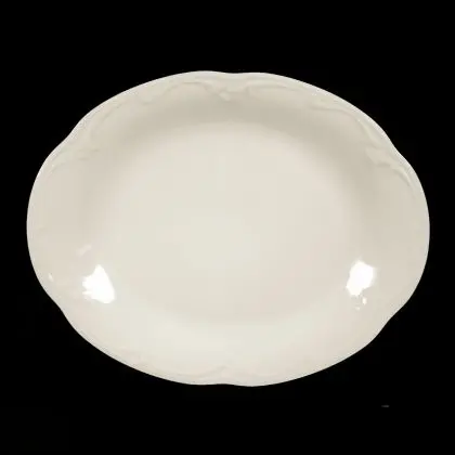 uni 00007 Rubin cream - Servierplatte, 24,4 x 31,4 x 3,1 cm - Porzellan, 7 Cream