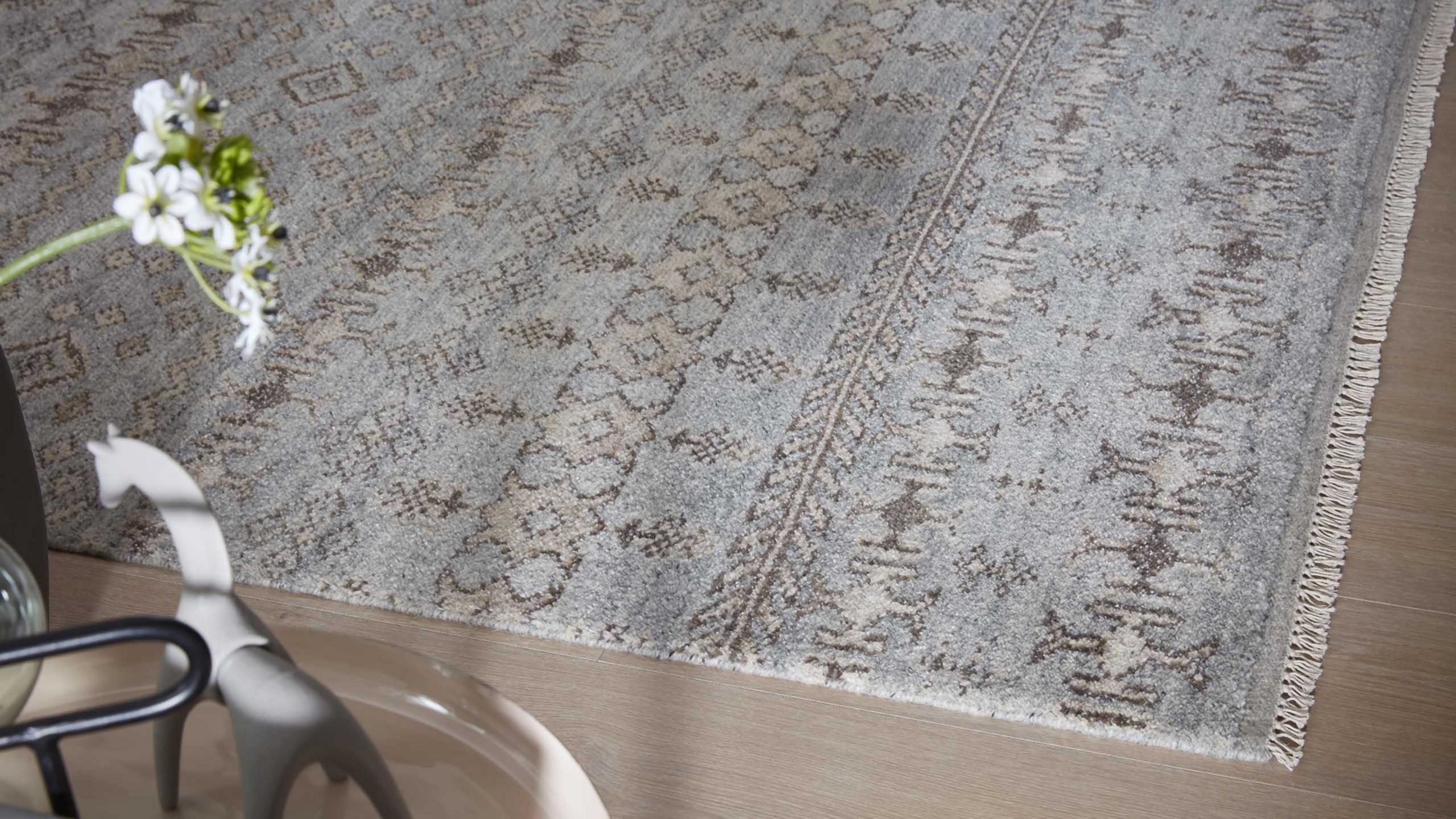 Teppich Interliving S-8420, natur ca. 65 x 130 cm