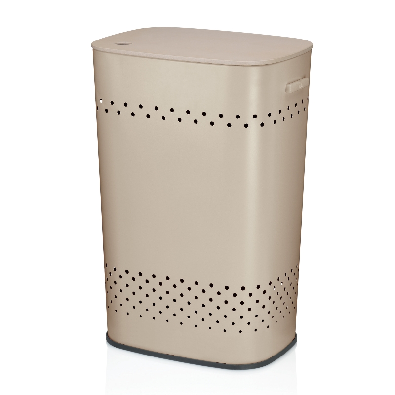 Sitz-Wäschebox Malaga aus Metall, 60 Liter