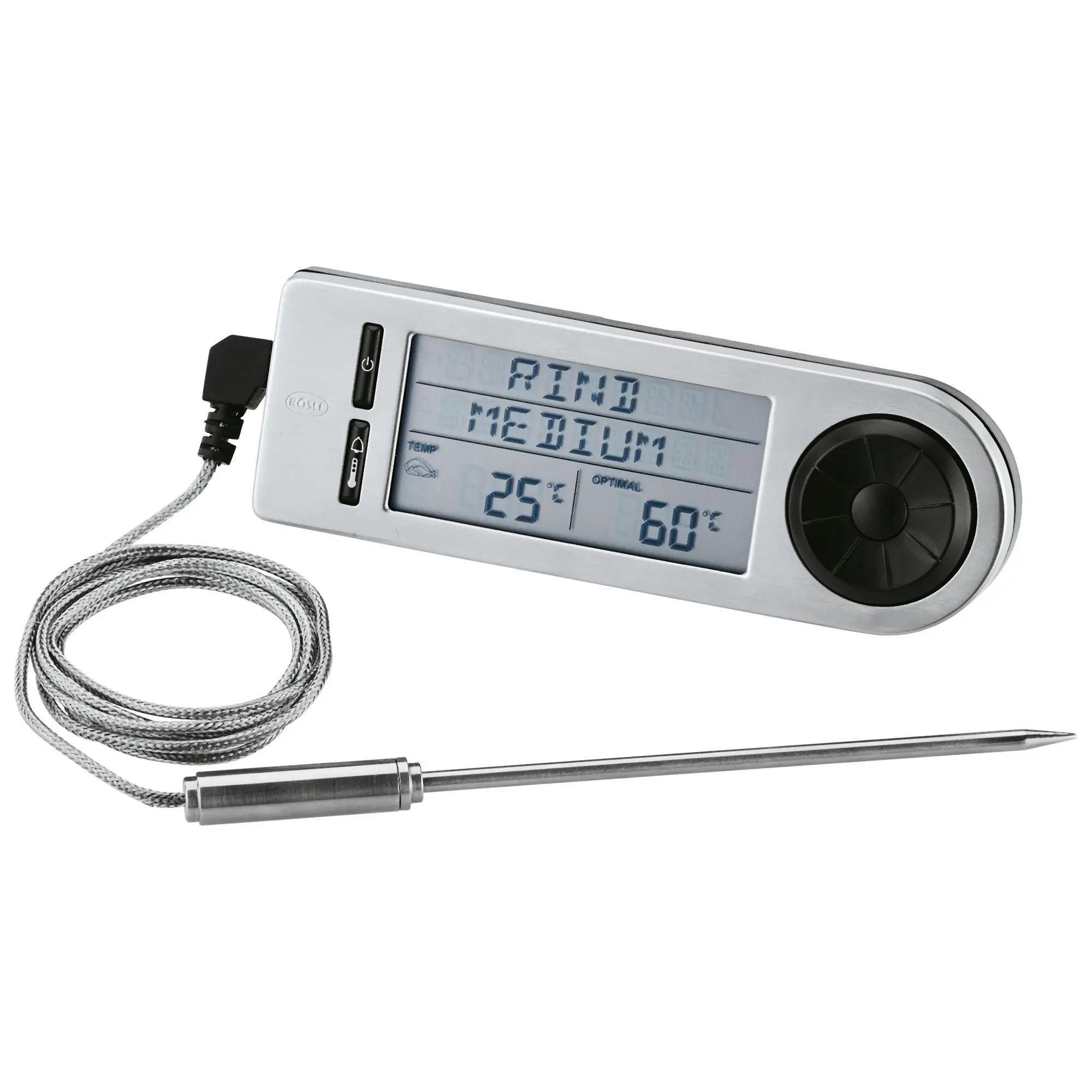 Bratenthermometer digital in Edelstahl 18/10