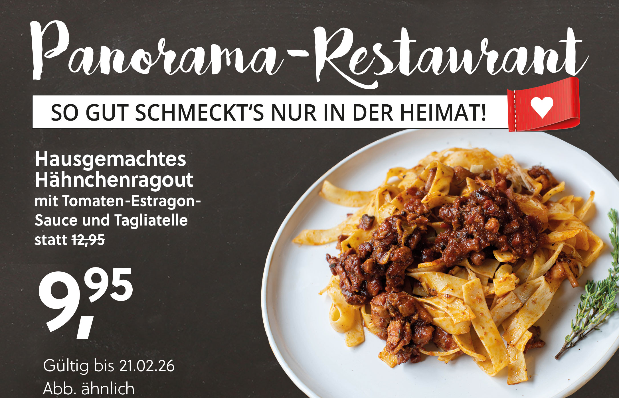 Unsere Speisekarte vom 09.02..2026 - 147.02.2026 🍽️