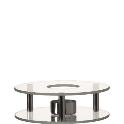 Stövchen, handgefertigt, Glas - H: 6cm