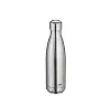 Isoliertrinkflasche in Edelstahl lackiert, Silber - 28x26x53 (BxHxL in cm)