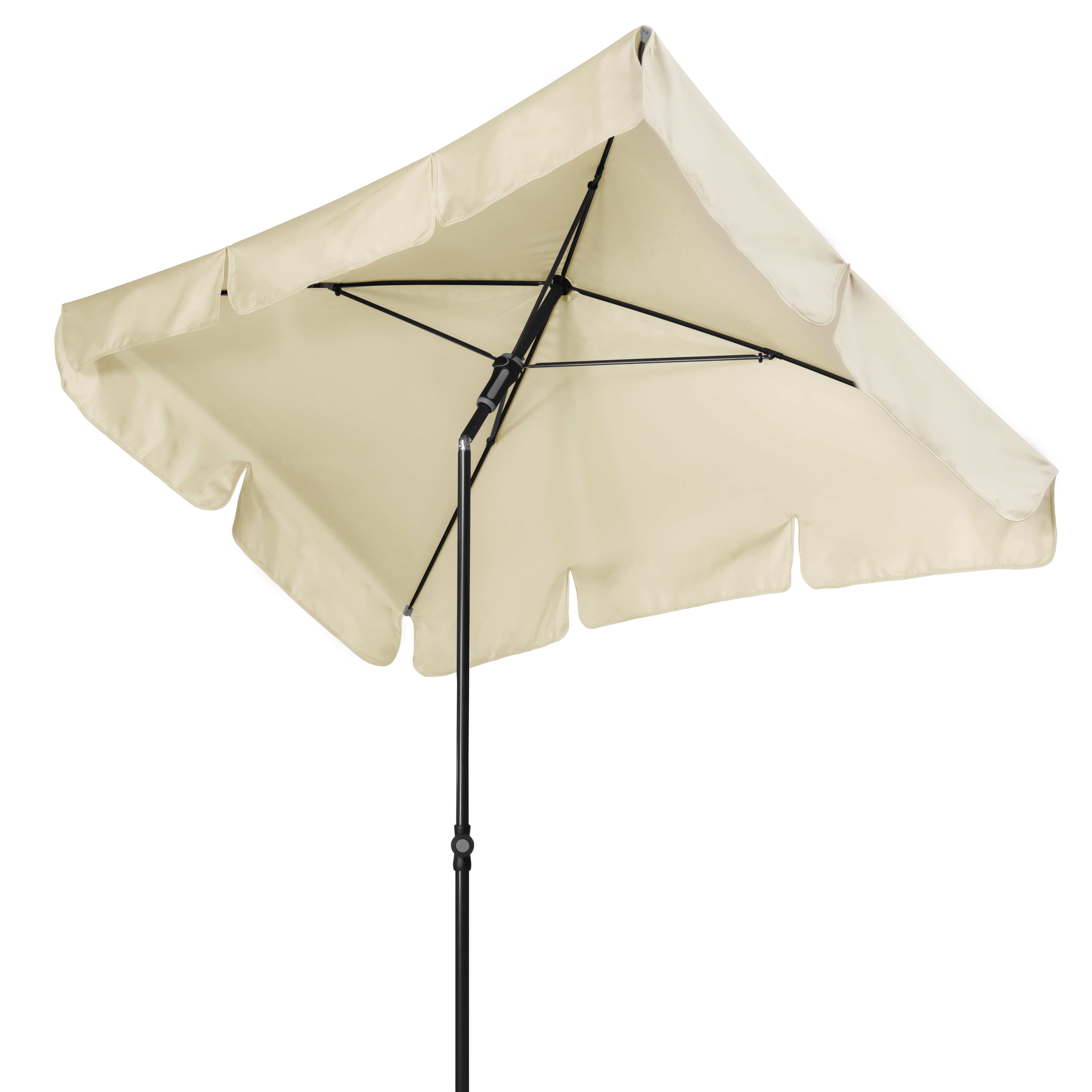 Sunline Waterproof III - Sonnenschirm mit Schieber, 225 x 120 cm - Natur