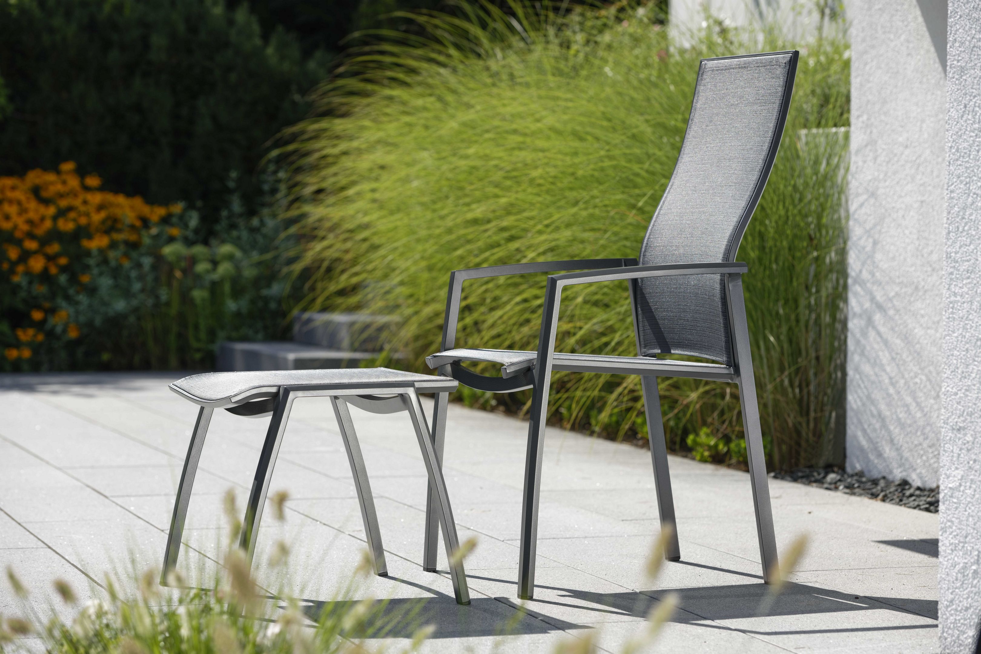 Gartenhocker Aluminium  Gartenhocker Aluminium