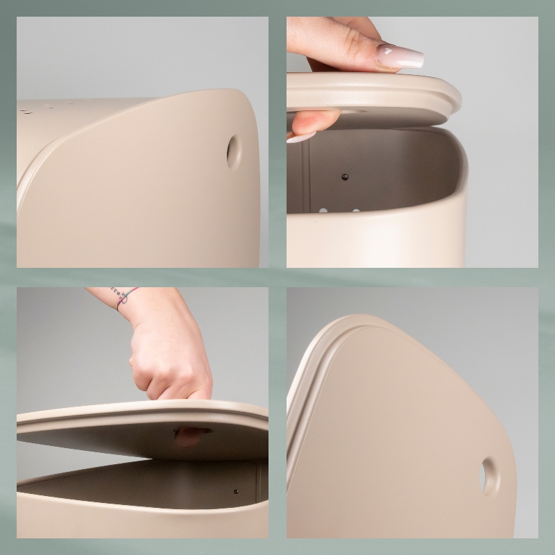 Sitz-Wäschebox Malaga aus Metall, 60 Liter